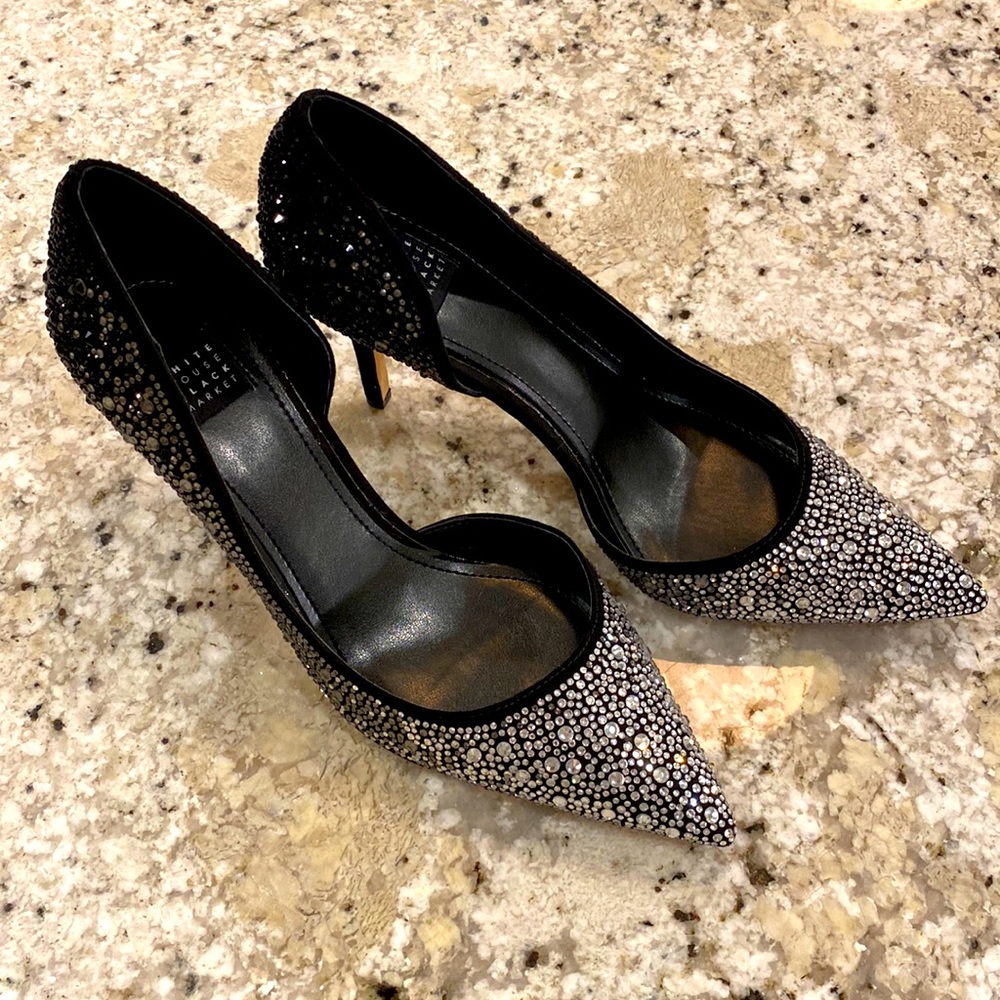 Special occasion jeweled heels